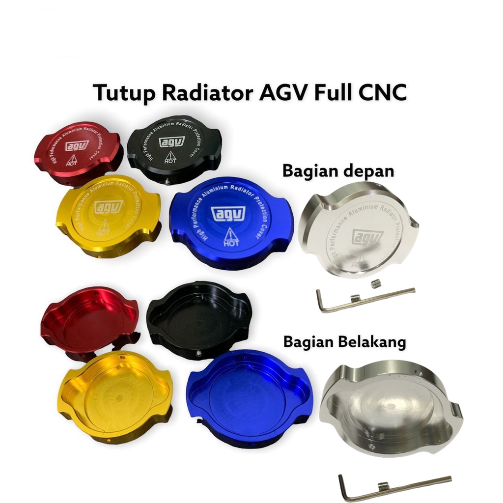 Cap RADIATOR CAP TUTUP RADIATOR  FULL CNC NINJA NMAX AEROX PCX VARIO CBR FU XMAX ADV GSX CB150R DLL