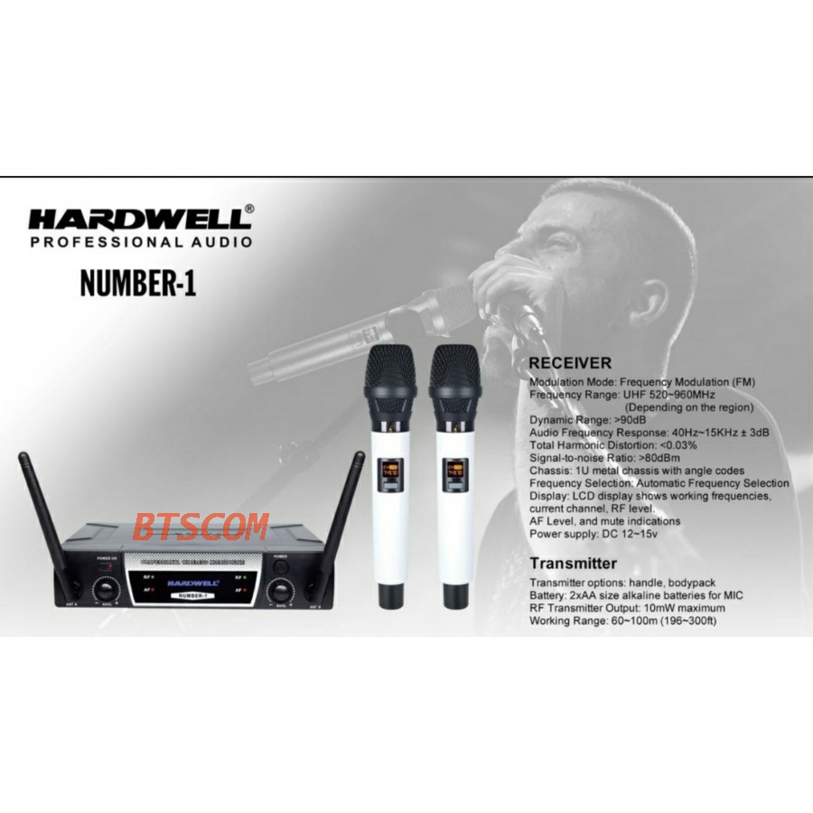 Mic Wireless HARDWELL NUMBER 1 Microphone HARDWELL NUMBER 1 Original