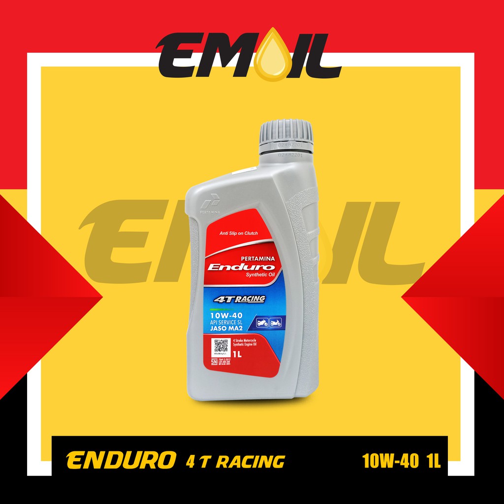 OLI PERTAMINA ENDURO RACING 4T 10W-40 API SL ISI 1 LITER