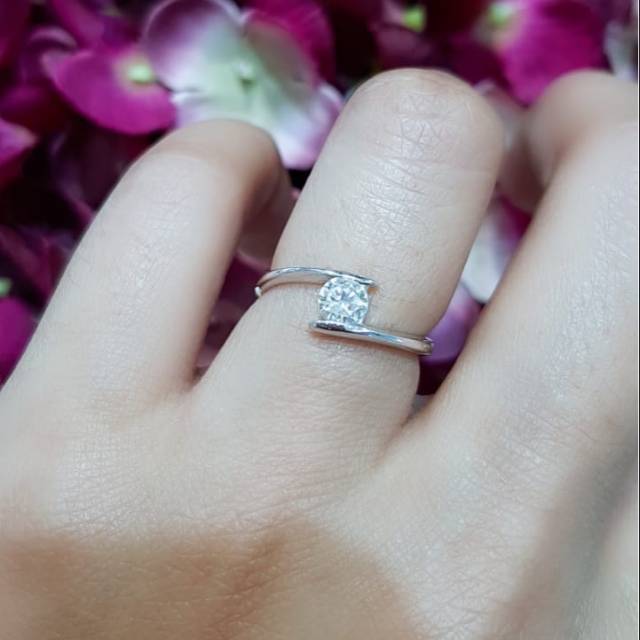cincin berlian solitaire