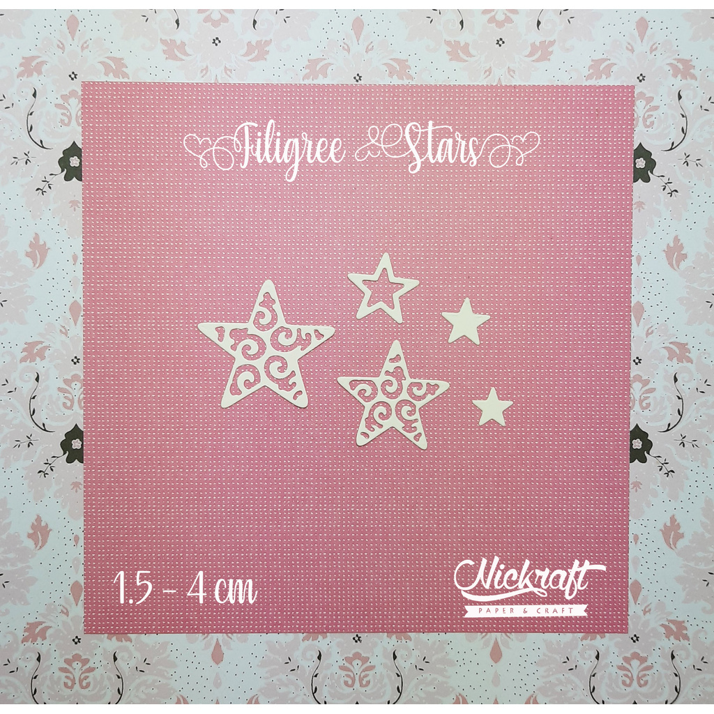 

FILIGREE STAR - Bahan Scrapbook Bintang Langit
