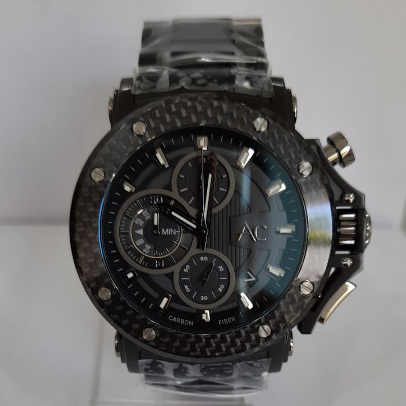 JAM TANGAN PRIA ALEXANDRE CHRISTIE 9205-MC (CARBON)
