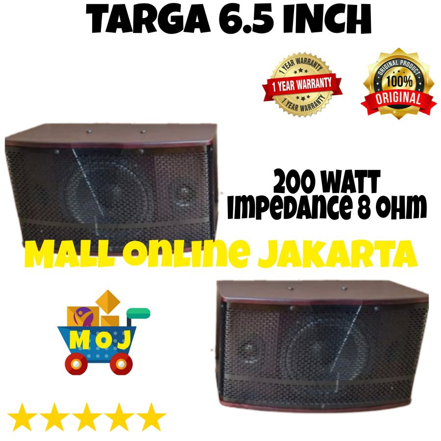 Speaker pasif targa 6.5 inch original sepasang 200 watt tr 65 tr65