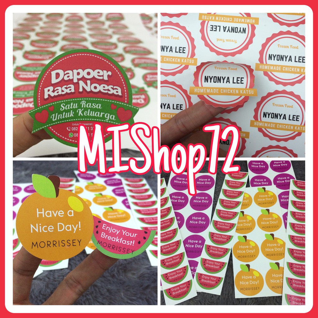 

Jasa Design Stiker label / Kartu Nama