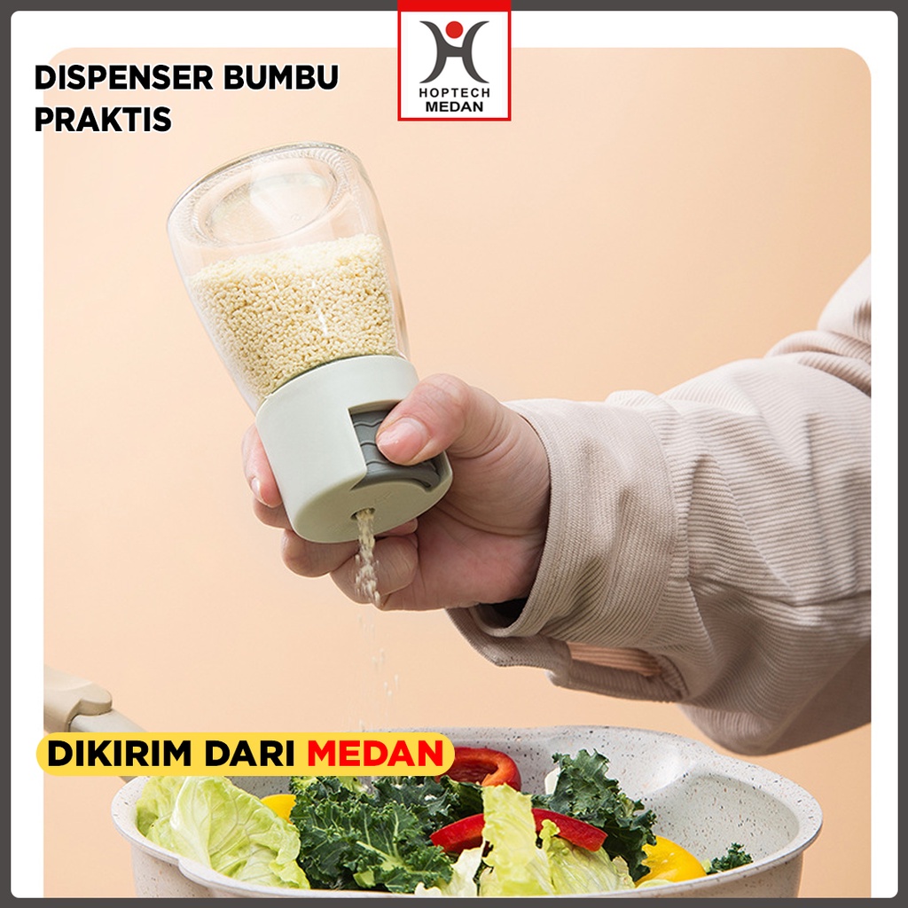 Dispenser Bumbu Dapur botol bumbu unik Tempat bumbu otomatis 100ML / Tempat Botol Garam / Tempat Botol Lada