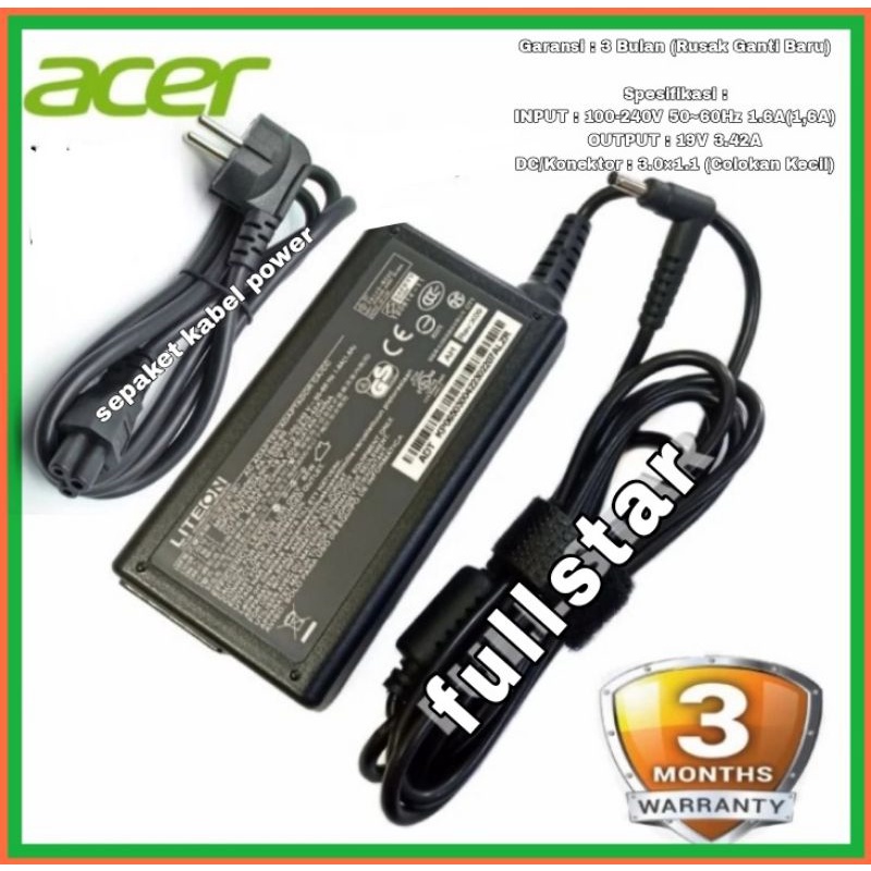 Adaptor Charger Laptop  Acer Aspire A515-41G A515-43 A515-43G A515-51 A515-51G OriginaL