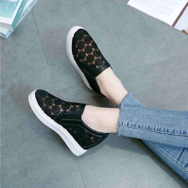 Sepatu Slip On Wanita 0200640 Sepatu Wanita Import SMF Slip On