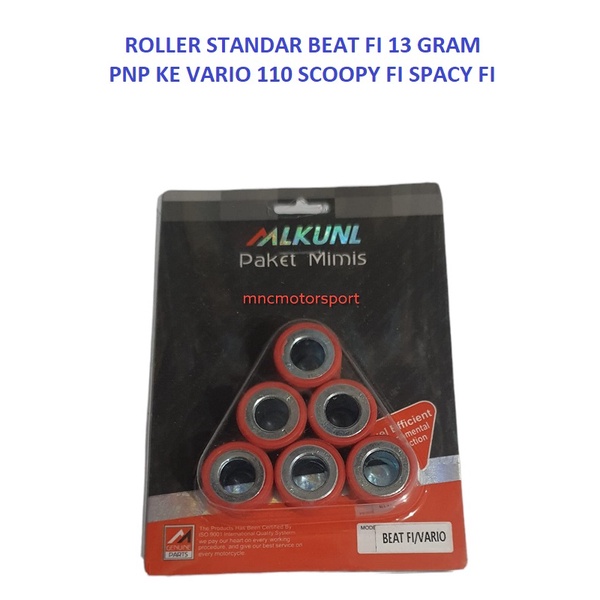 ROLLER STANDAR BEAT FI 13 GRAM PNP VARIO 110 BEAT SPACY SCOOPY FI ESP POP DI BAWAH THN 2020