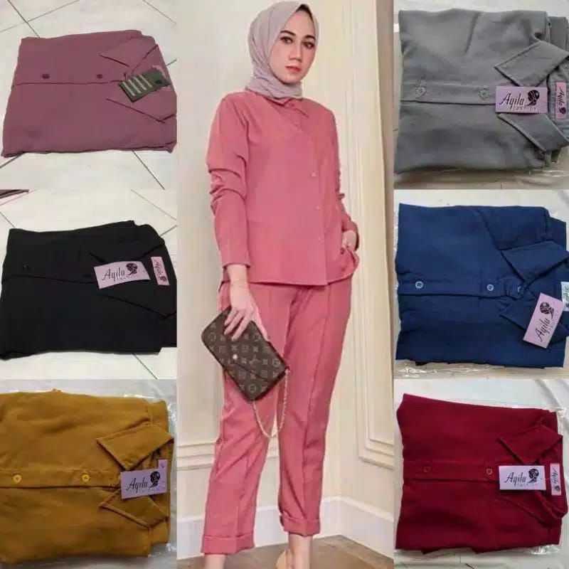 One Set / Baju One Set Wanita / One Set Polos / One Set Premium / One Set Hijab / Set