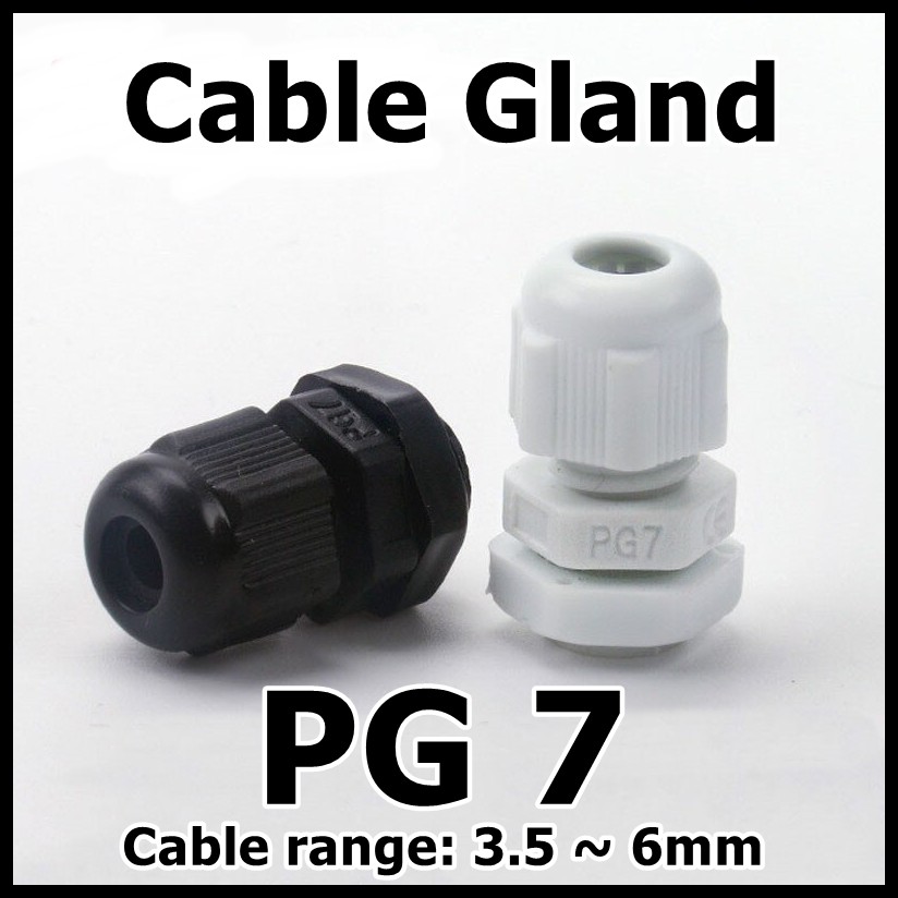 PG7 Kabel Bushing Cable Gland Box Panel Isolation Hole Lubang PG 7