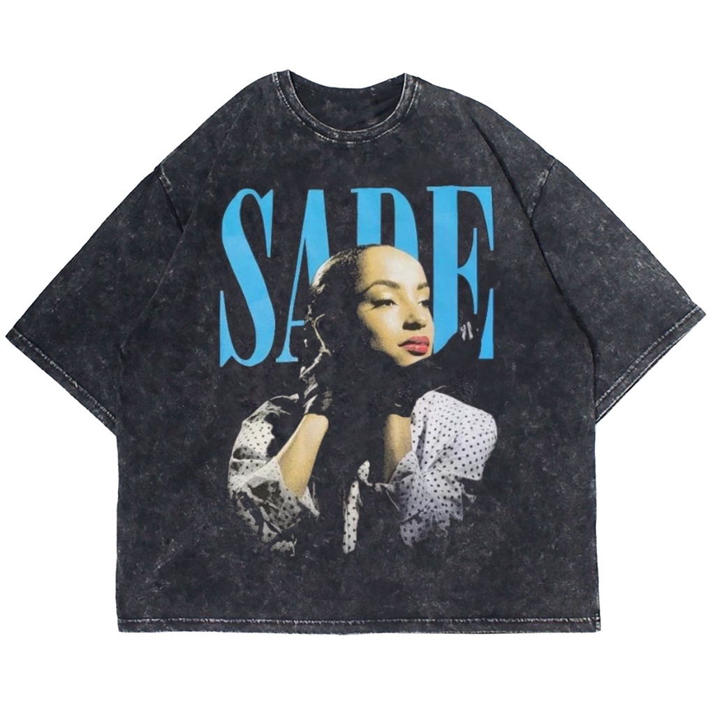 KAOS OVERSIZE SADE KISS OF LIFE WASHING VINTAGE TEE (T-SHIRT OVERSIZE WASHED)