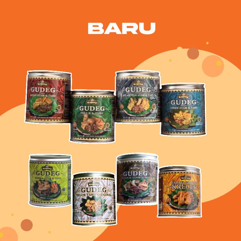 

Gudeg Kaleng Gudeg Yu Djum Untuk 3 Porsi | Gudeg Kaleng Bagong khas Jogja