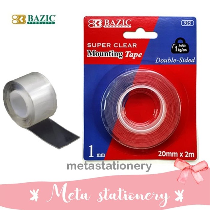 

Sale!!! Magic Nano Tape / Super Mounting Clear Tape Bazic - 1Mm X 2Meter Berkualitas