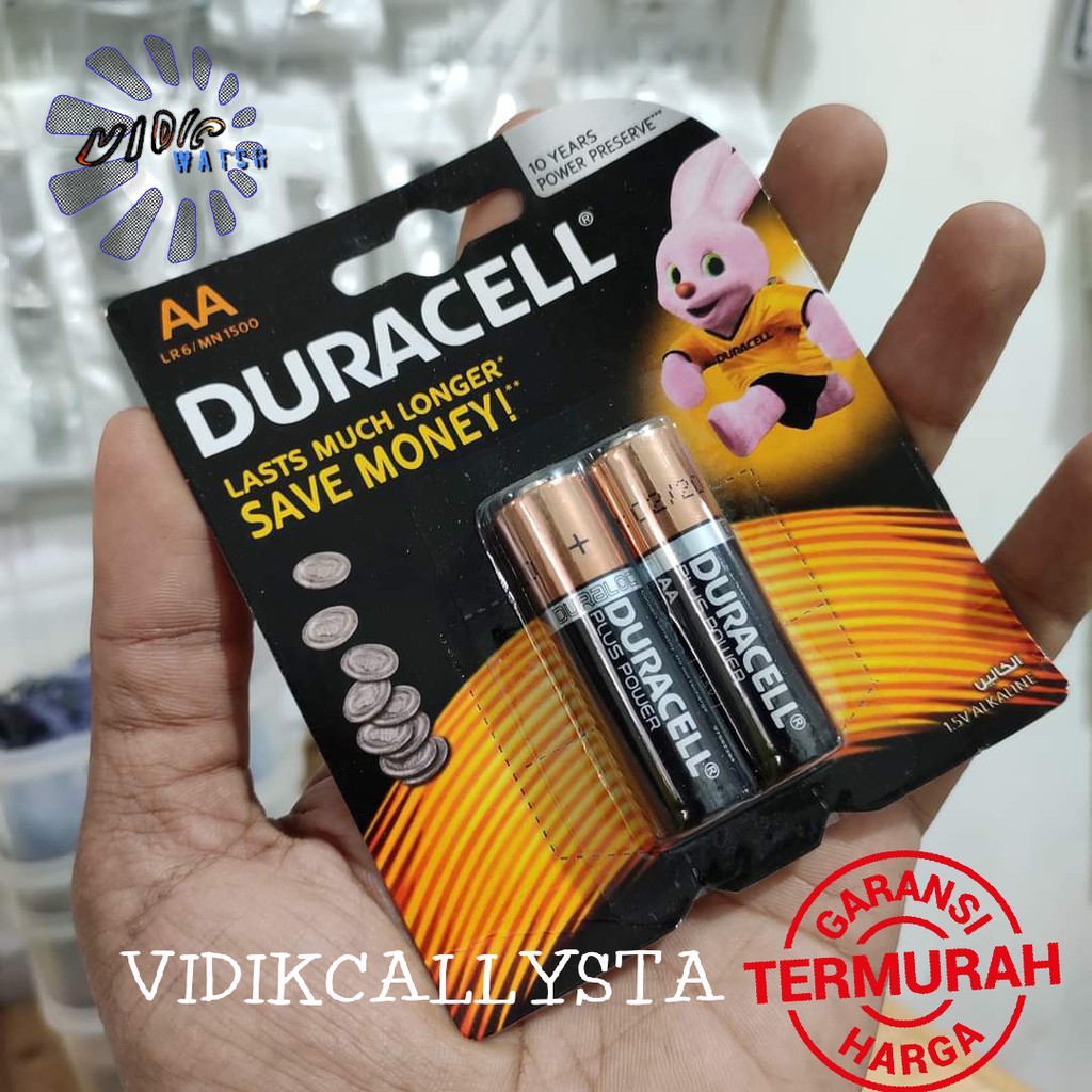 ORIGINAL BATTERY BATREI DURACELL AA A2 ISI 2 A2 ASLI