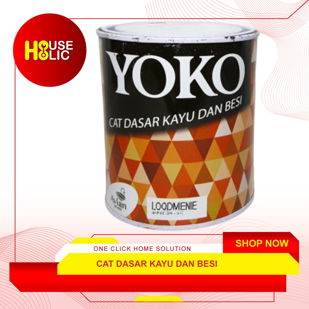 Yoko Loodmenie 0.7 Kg / Cat Minyak Cat Dasar Kayu Dan Besi 0,7Kg