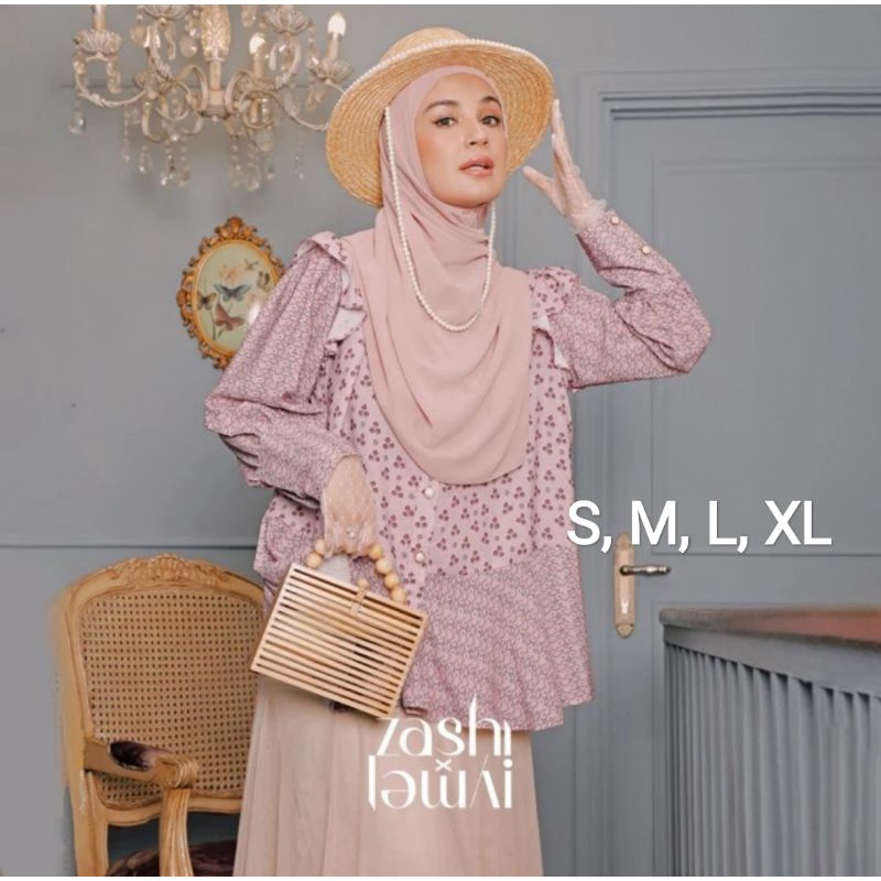 Rosella blouse by zashi x iymel