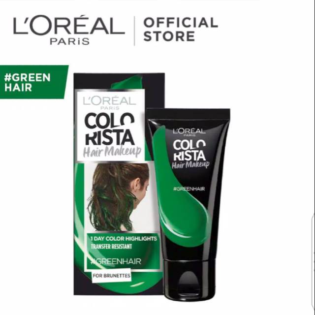Pewarna Rambut Loreal Paris Colorista Hair Color Jelly Green