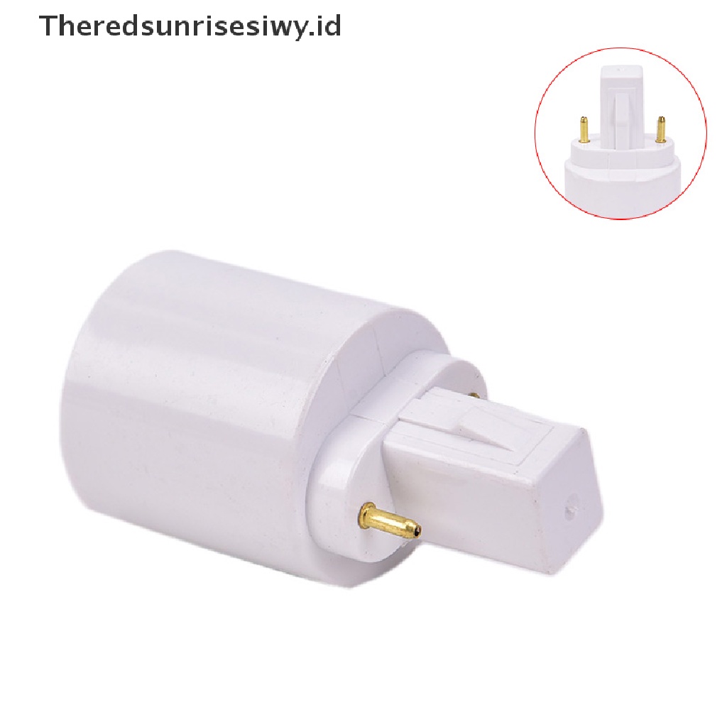 (Theredsunrisesiwy.Id) Adaptor Converter Fitting Bohlam Lampu Halogen Led G23 Ke E27 E26