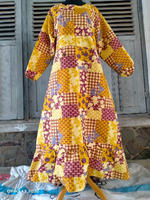 Grosir C2- GAMIS KATUN JUMBO MOTIF MONALISA SUNRISE - GRACIA - ALESHA motif monalisa Keren