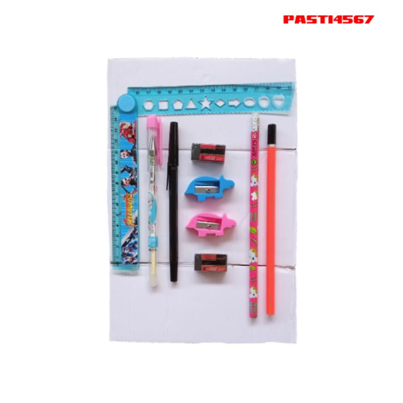 

PAKET ALAT TULIS@1set 9 macam