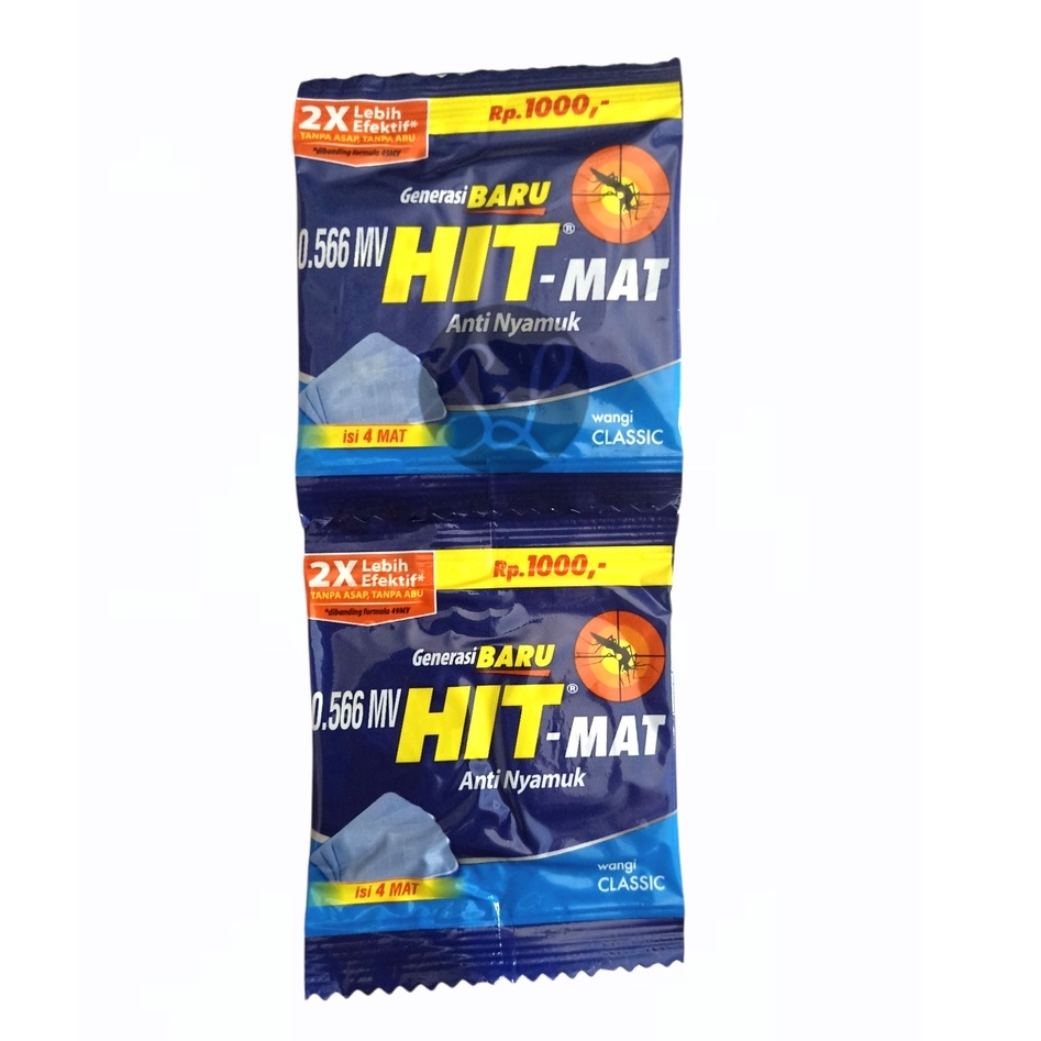 Hit-Mat Obat Nyamuk Isi Ulang Renteng Isi 12pc Sachet Hit Mat Elektrik Refil Hanger Renceng Obat Nyamuk