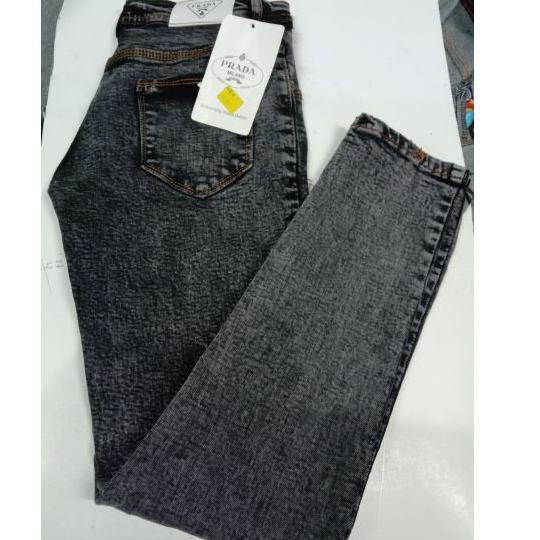 Terbagus.. Celana jeans wanita skinny  PRADA soft jeans BLACKSNOW//iceblue//navy//hitam//putih(spray