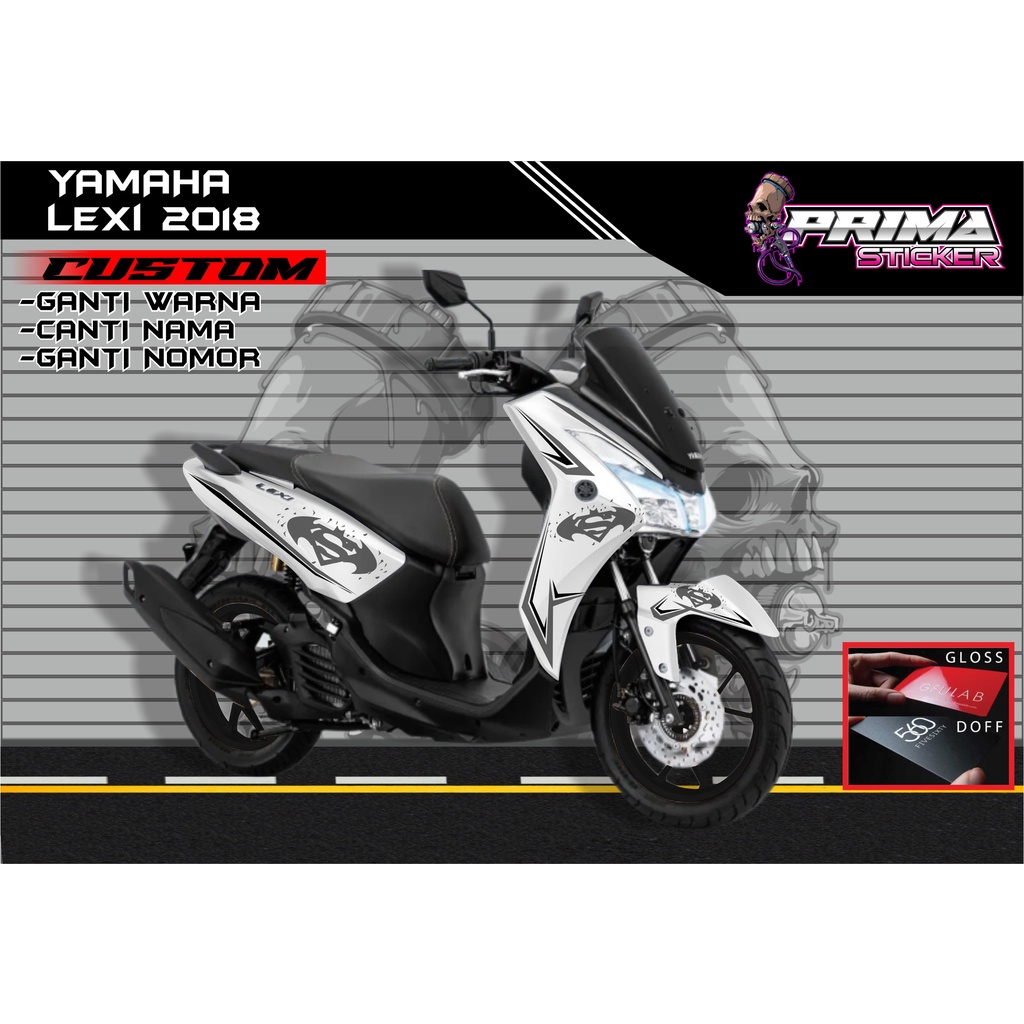 Sticker Decal Yamaha Lexi FULL BODY,  sticker lexi