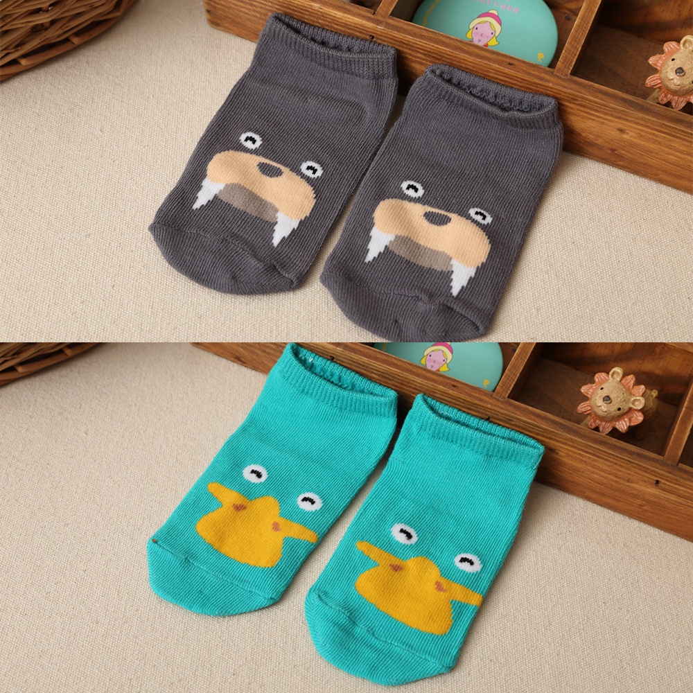 Ivorybaby 3D motif hewan kaos kaki bayi pendek kaus kaki anak