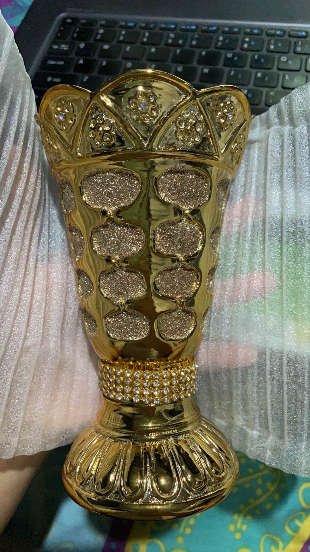 Prapen | Mabkhara | Bakaran Bukhur Antik Gold Kecil | Bakar Bakhour | Bakhoor | Dupa | Ukuran Kecil