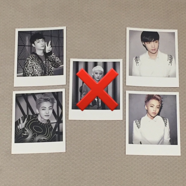 EXO polaroid