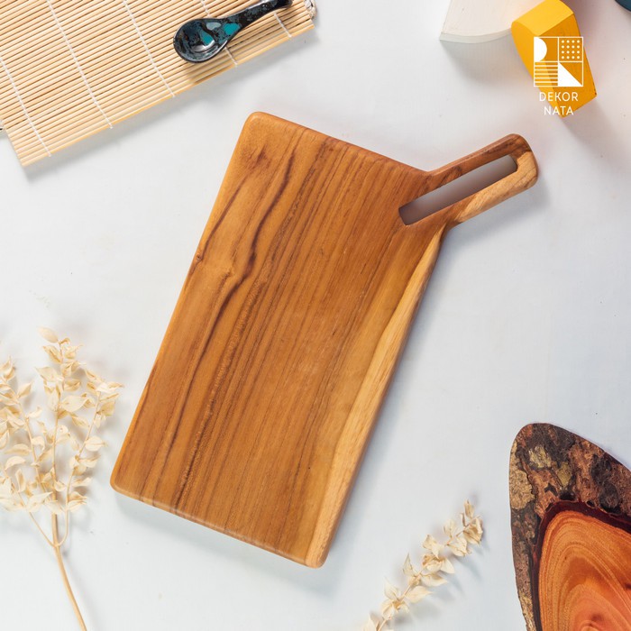 

Dekornata Nuria Teak Serving Board / Talenan kayu Jati / Tatakan Kayu