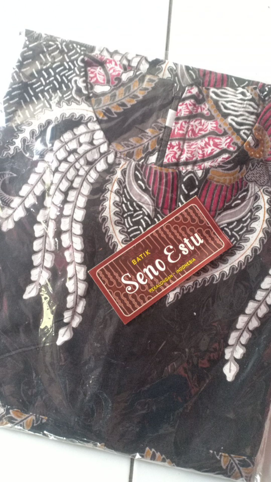 Batik Couple Modern - Atasan Batik - Batik Couple Wanita - Seragam Batik Madu Merah