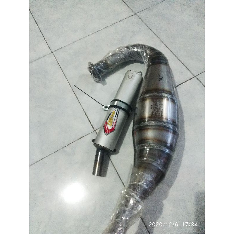 KNALPOT CREAMPIE ZZ1 NINJA R RR KNALPOT RACING CREAMPIE ORIGINAL ZZ1