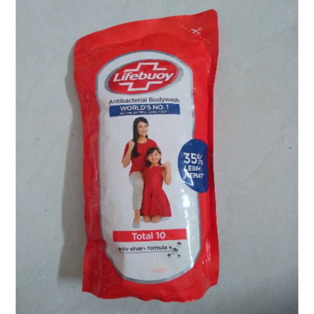 Lifebuoy Refill 850ml Body wash World's no1,Lemon fresh,Total10, antibakteri lawan kuman