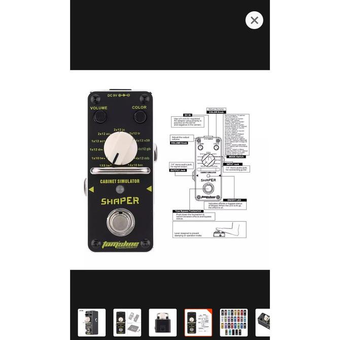 Thomsline Shaper Cabinet Simulator Not Boss Mxr Amt Ada