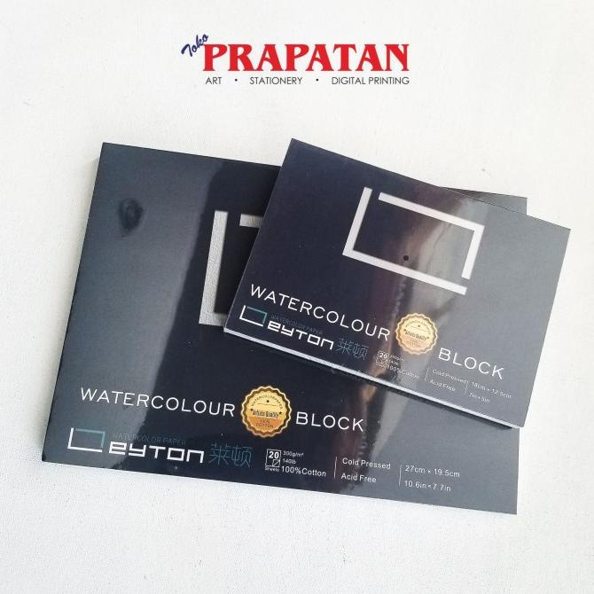 

PROMO Leyton Watercolor Paper Block 300gsm 1852/1869 - 27x19.5cm 1852