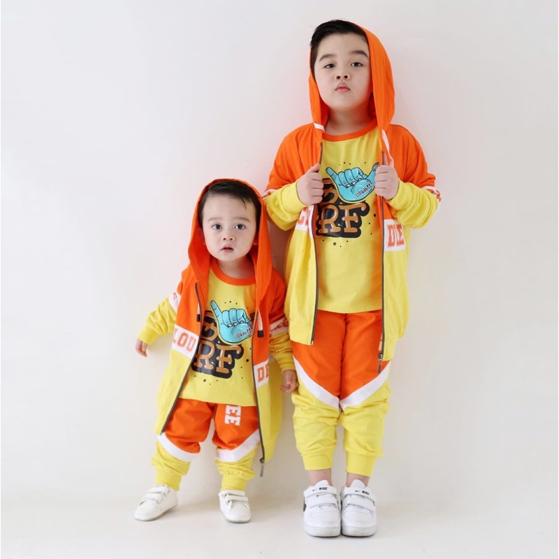 Setelan Anak Jaket Hoodie Cloudbee