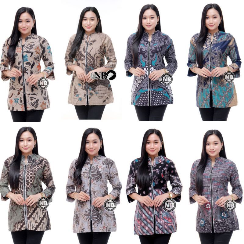 atasan batik cewek paling elegan &amp; kekinian