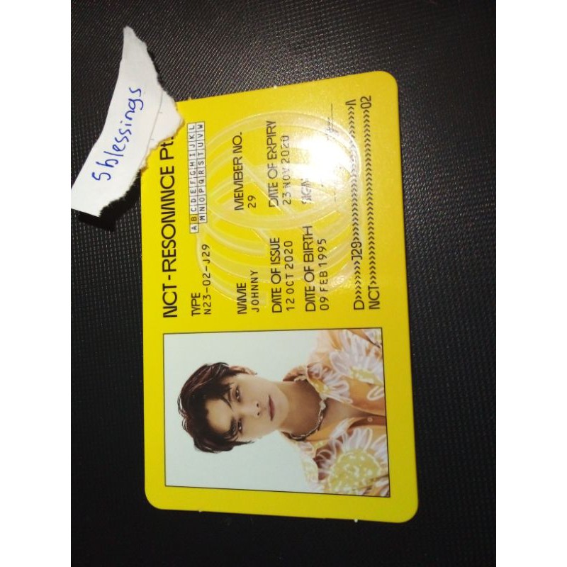 ID Card Johnny Departure