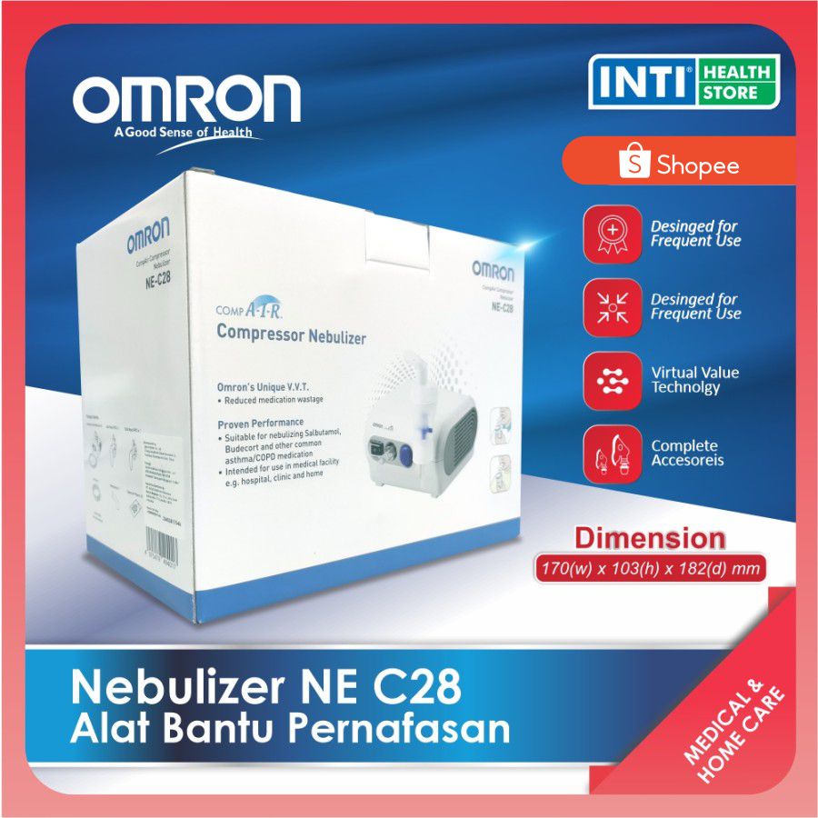 Omron | Nebulizer NE C28 |  Alat Bantu Pernafasan