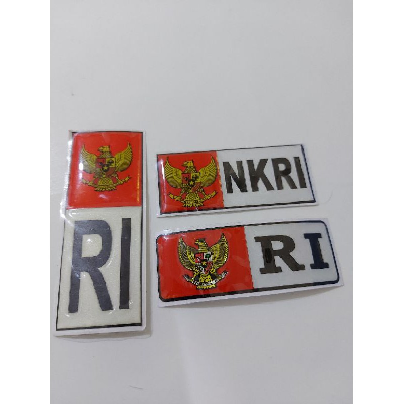 STICKER EMBLEM RI NKRI GARUDA TIMHUL 3D