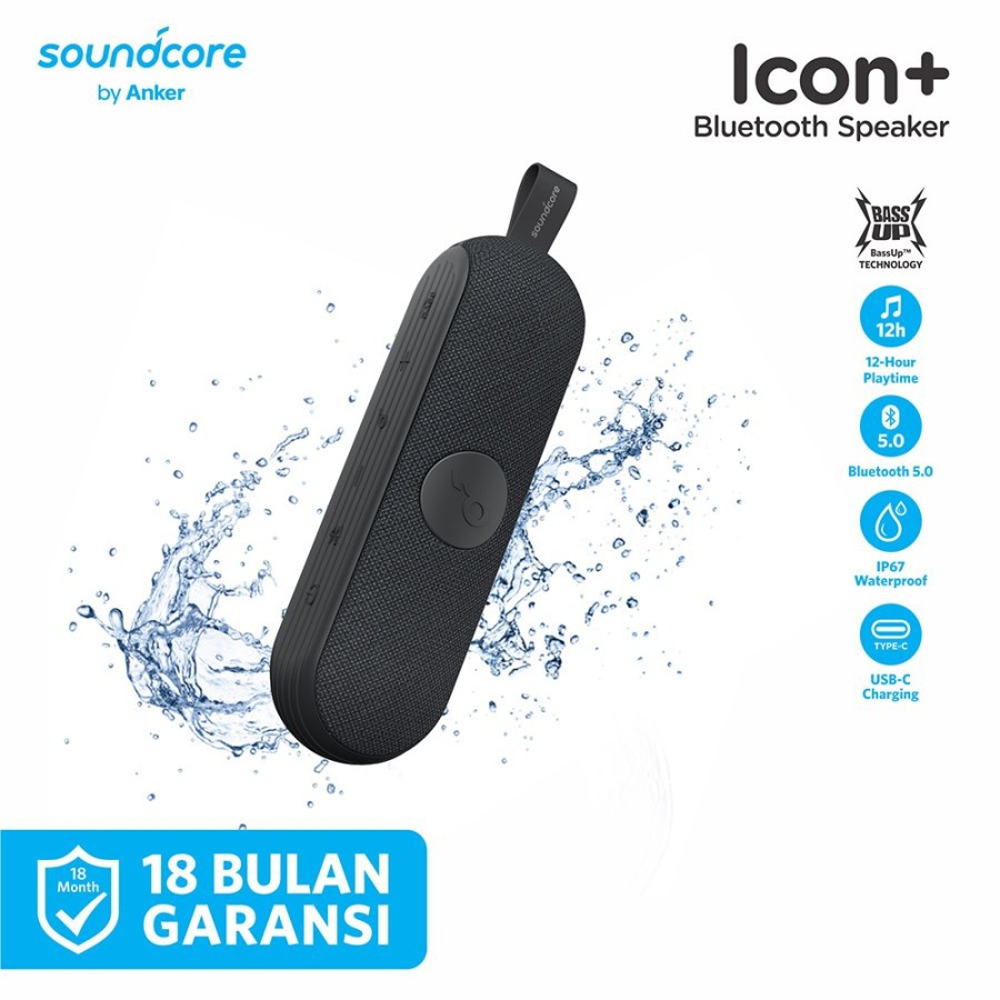 Speaker Bluetooth Anker Soundcore Icon Plus A3123 Shopee Indonesia