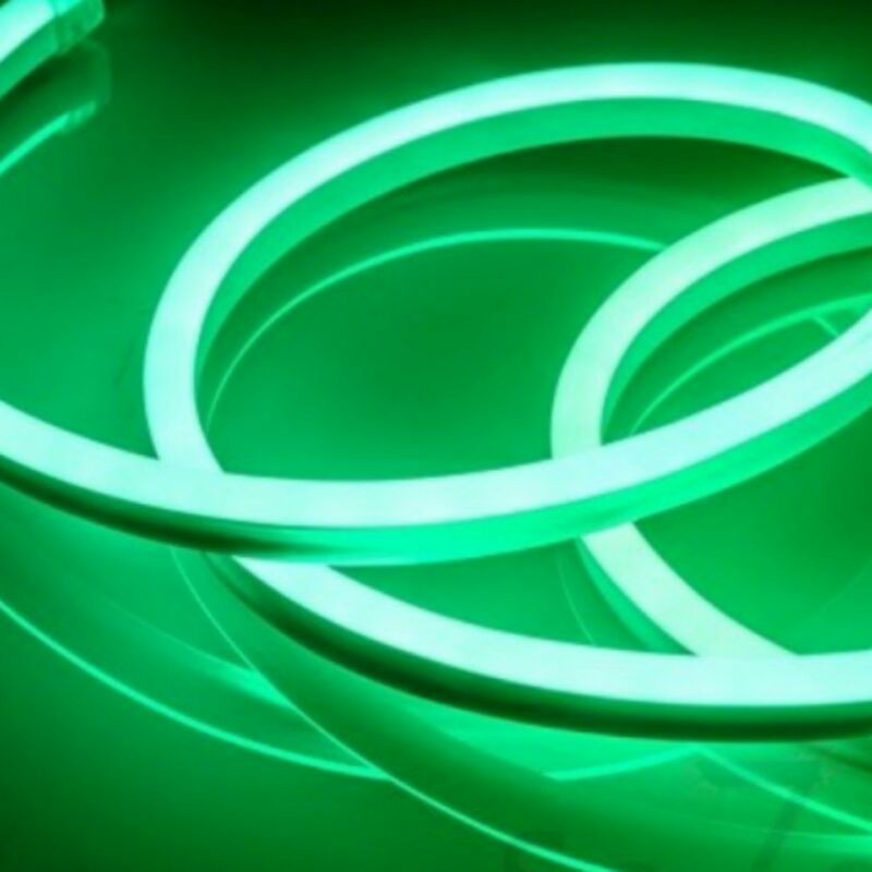 Lampu Led Hias Dekorasi/Led Ligh Neon Fleksible Selang 1 Meter/Led Strip Hijau