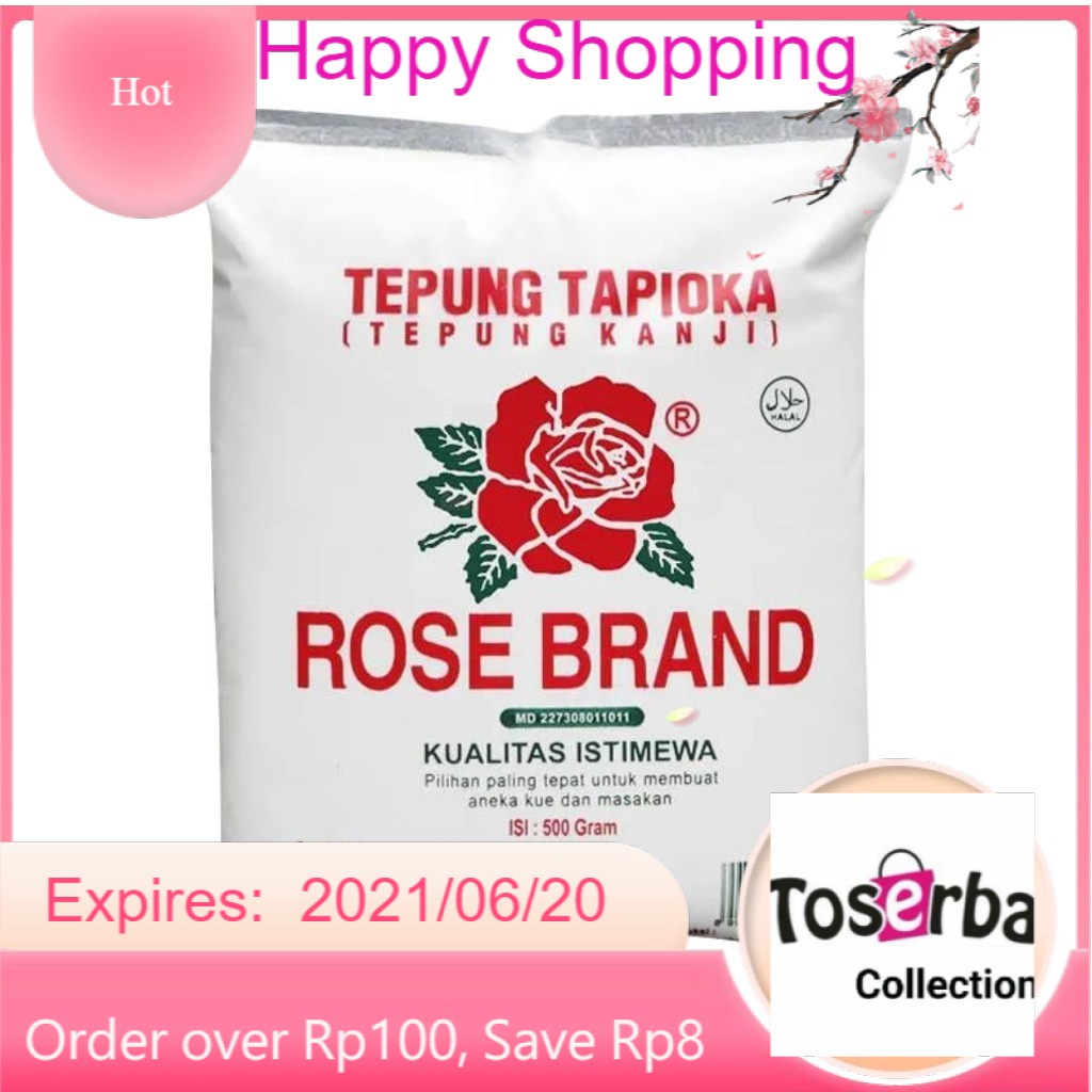 

Toserba Collection Tepung Tapioka Rose Brand 500 gr Bandung - Cimahi