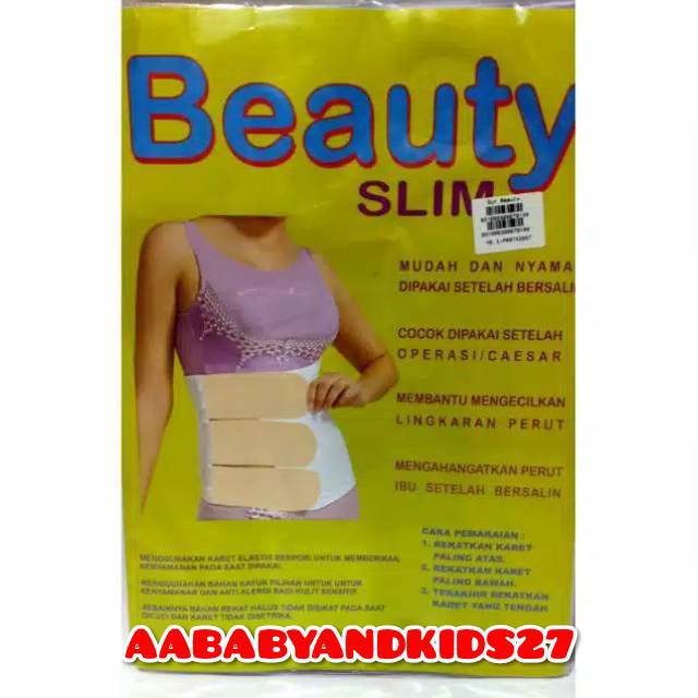 GURITA PEREKAT BEAUTY SLIM-KORSET 3 BAN PRAKTIS-GURITA PEREKAT MELAHIRKAN-KORSET PELANGSING TUBUH