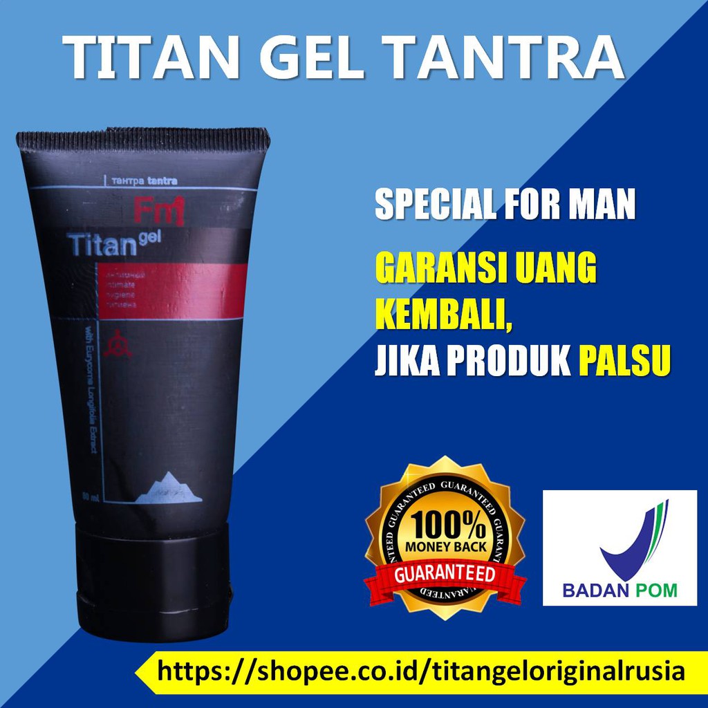 Titan Gel Original Titan Gel Pembesar Penis Pria obat kuat sex pria obat kuat pria Oles