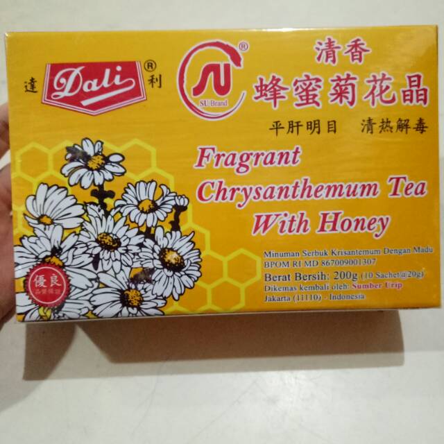 

Fragrant chrysanthemum tea with honey