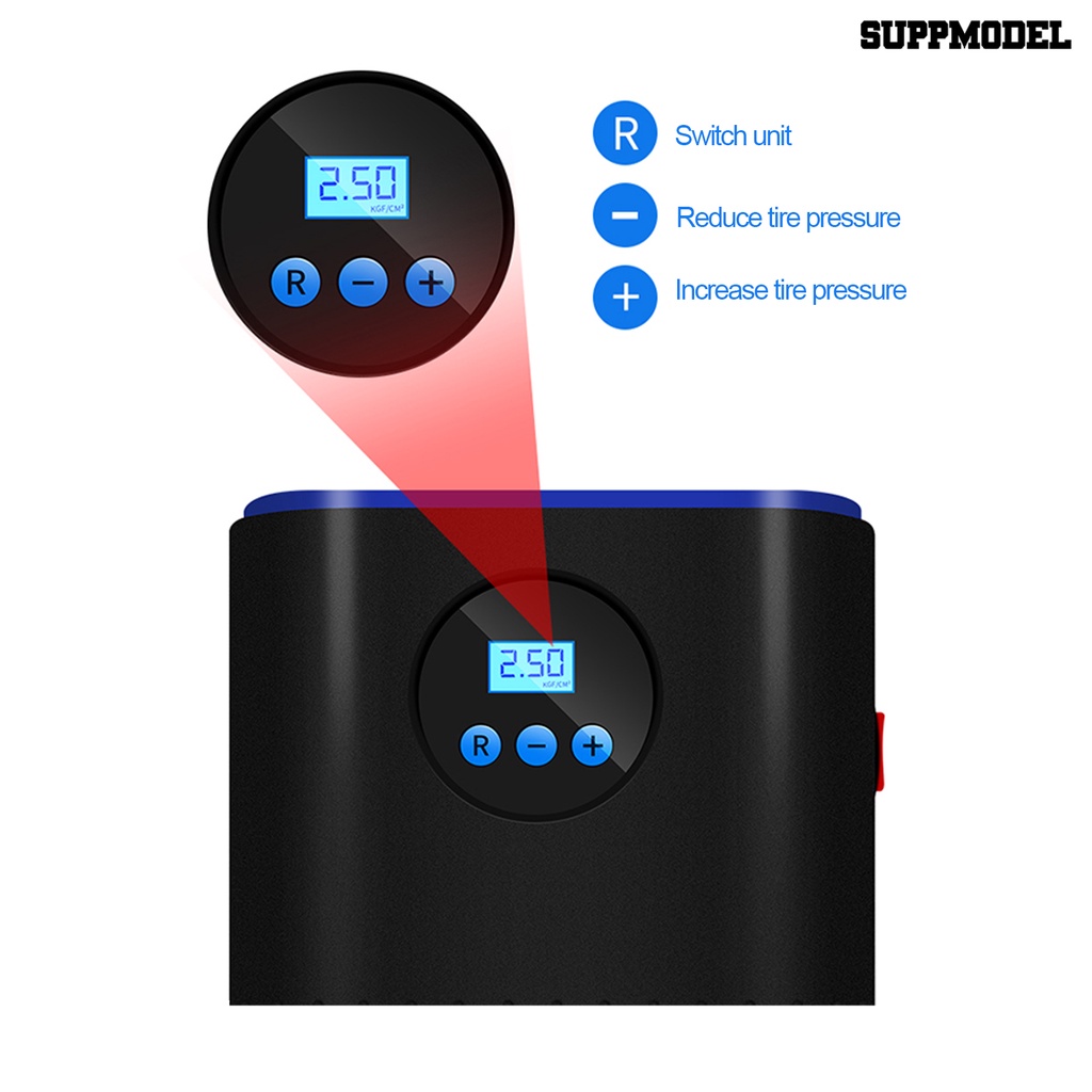 Pompa Angin Ban Mobil Portable Dengan Display Digital