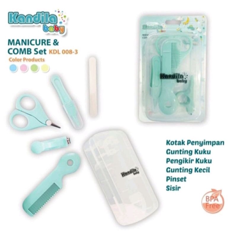 Kandila Baby Manicure &amp; Comb Set KDL008-3