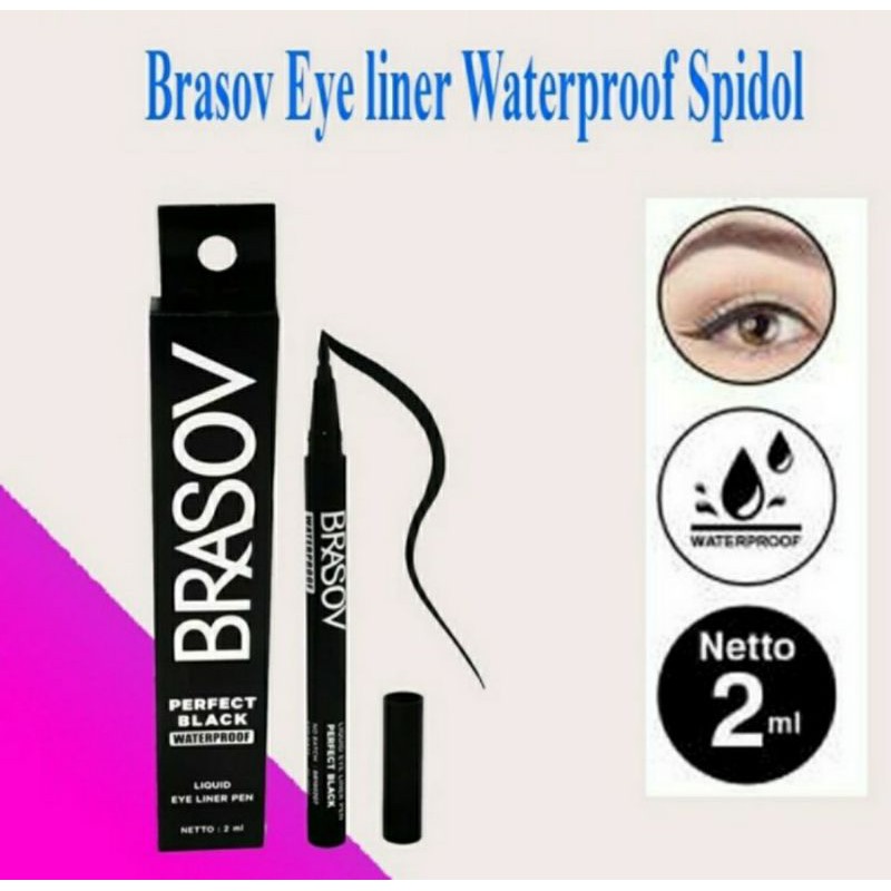 Brasov eyeliner spidol waterproof / eyeliner pensil brasov / eyeliner spidol